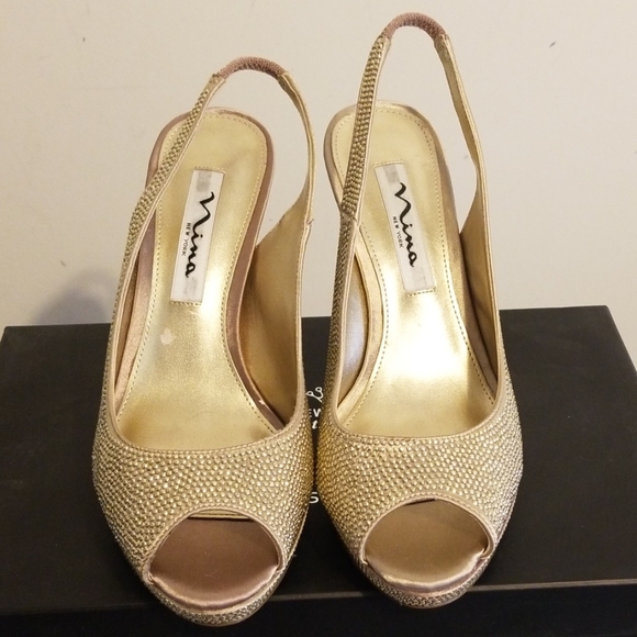 Nina Evening Slingback Pump - Picture 2 of 4